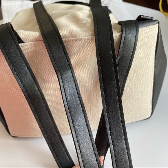 Deux Lux vegan leather & canvas backpack - Picture 4 of 7